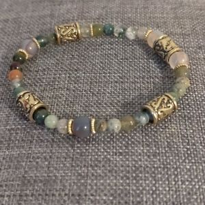 Green Bead Bracelet